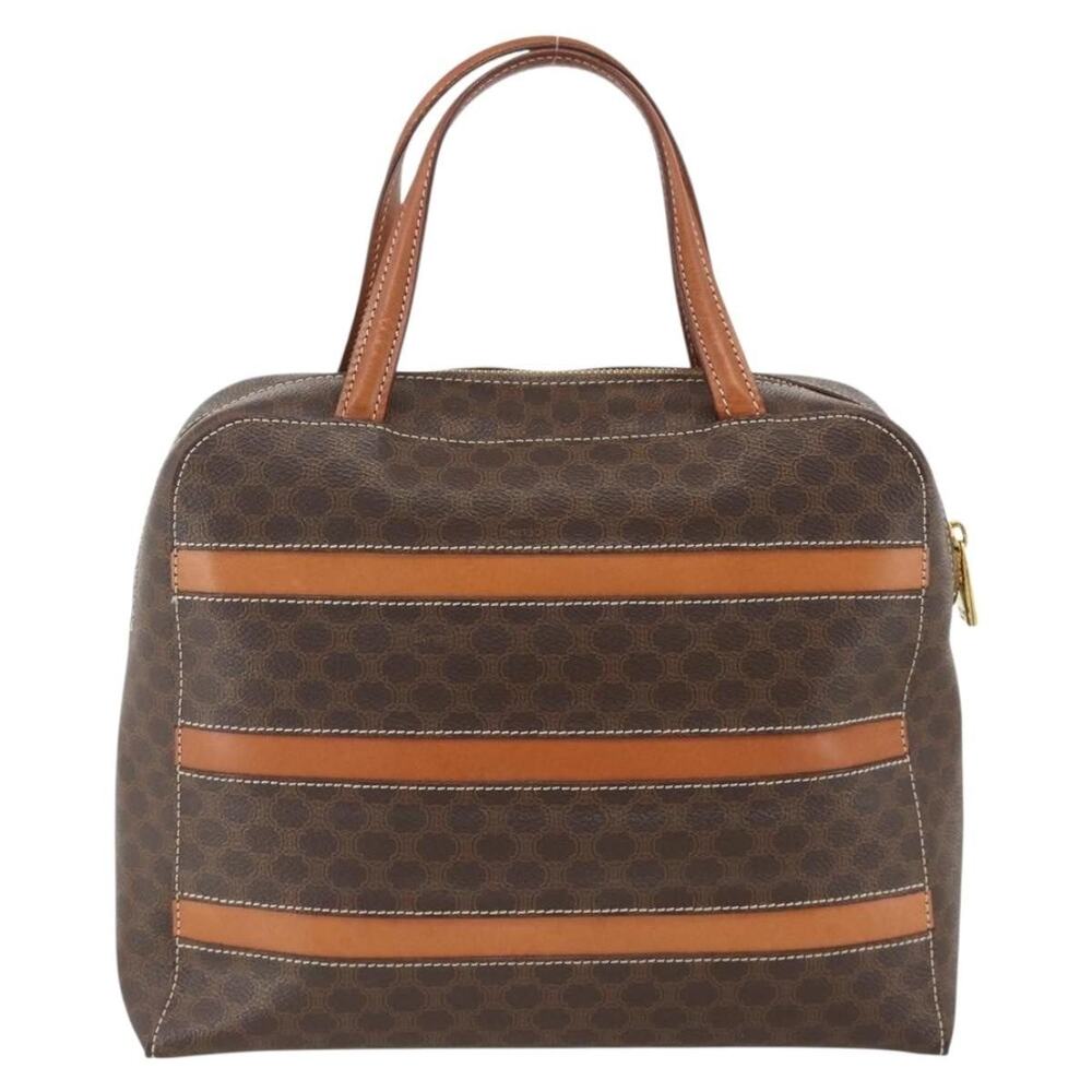 Celine Macadam Handbag Brown